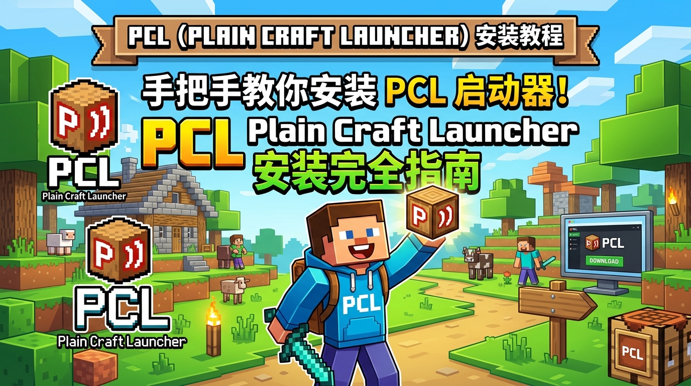 【Minecraft】PCL安装教程