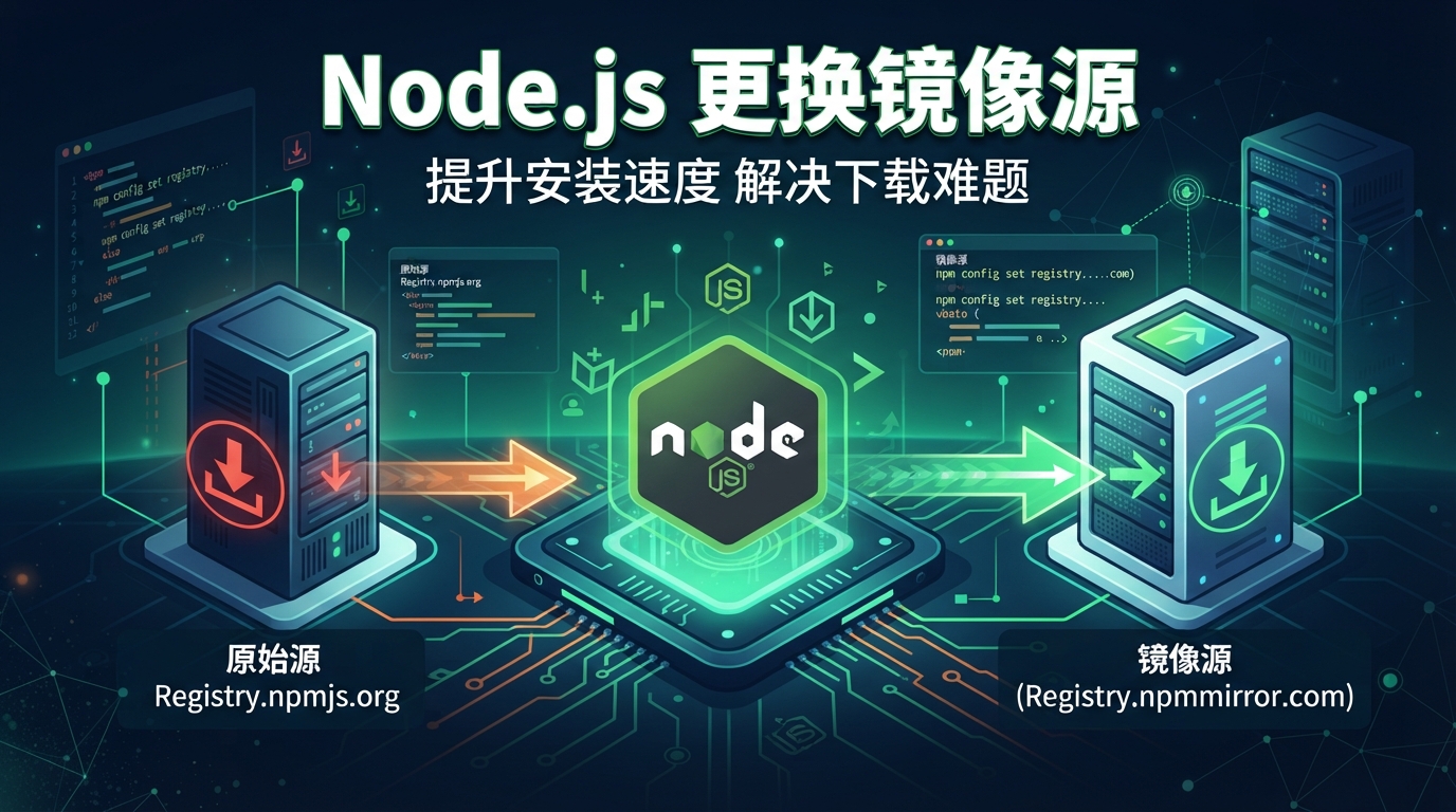 【Node.js】更换镜像源