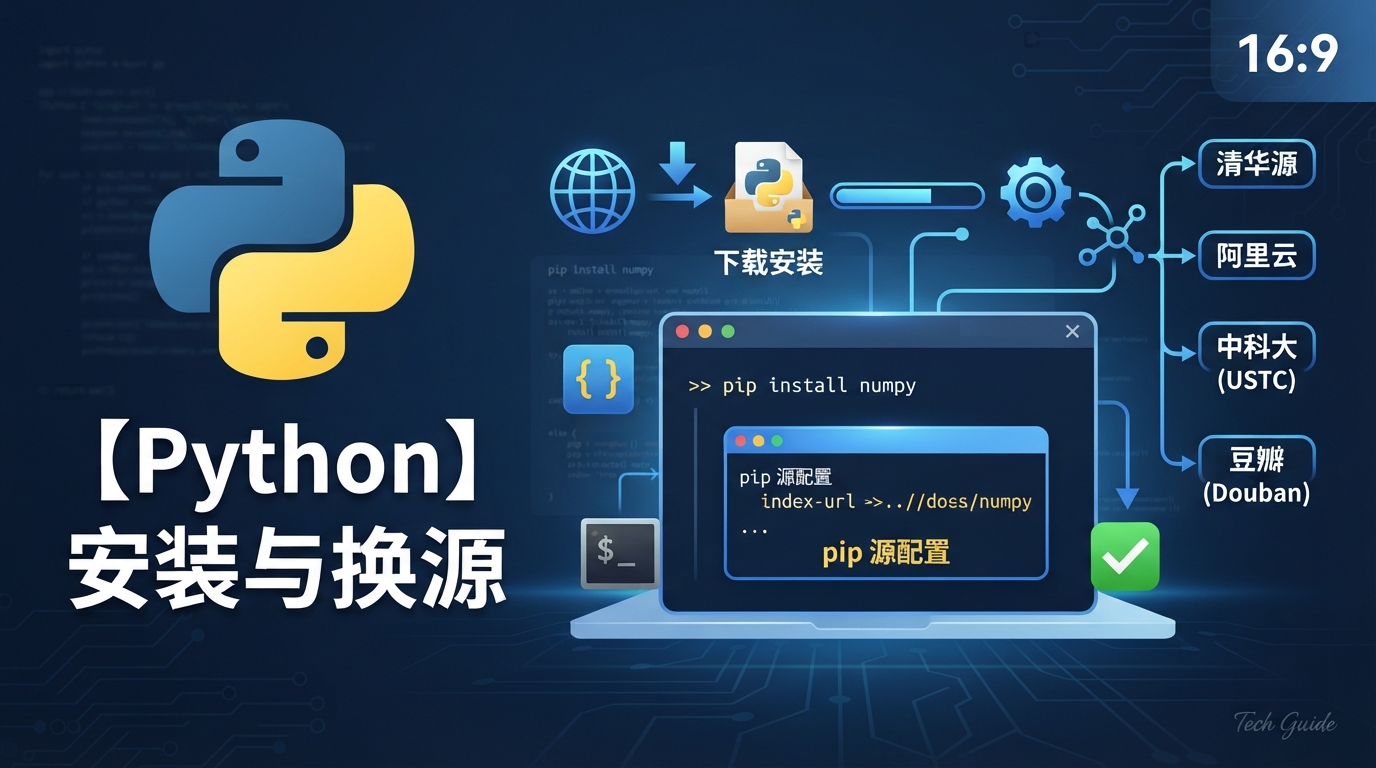【Python】安装与换源