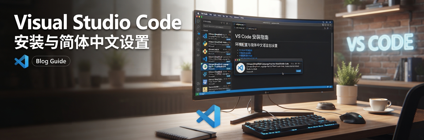 【Visual Studio Code】安装与简体中文设置