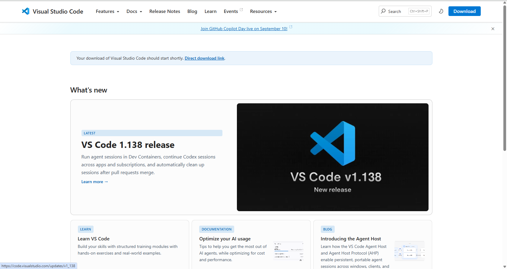 vscode下载开始页面